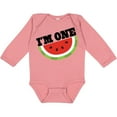 thumbnail image 3 of Inktastic I'm One 1st Birthday Watermelon Boys or Girls Long Sleeve Baby Bodysuit, 3 of 5