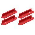 thumbnail image 1 of 4Pcs T Track Connector Aluminium Alloy 100mm Length 30mm Width Unviersal for Woodworking, 1 of 7