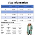thumbnail image 4 of Women's Lightweight Cardigan Long Sleeve Sweater Open Front Casual Fall Cardigans with Pockets,Light Green XL, 4 of 7