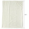thumbnail image 6 of Parent's Choice Premium Plush Ivory Blanket with Faux Sherpa Lining, for Baby and Toddler, 30" x 40", 6 of 7