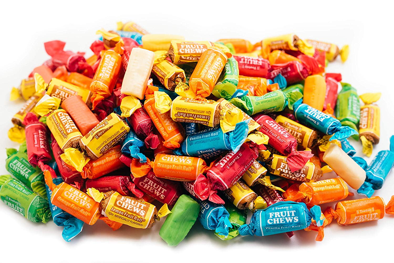 Tootsie Roll Fruit Chews 3 LB Resealable Stand Up Candy Bag