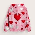 thumbnail image 4 of Sweaters for Girls Hoodies for Teen Girls Like Heart Print Valentines Day Shirts Outfits Tween Girls Cute Tops Girls Fashion Sweatshirts Pink 13-14 Years, 4 of 4