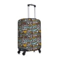 thumbnail image 3 of Fotbe Barbeque Luggage Cover Protector,Suitcase Protector,Scratch and Dirt Resistant,Fits 18-32 Inch Luggage-X-Large, 3 of 9
