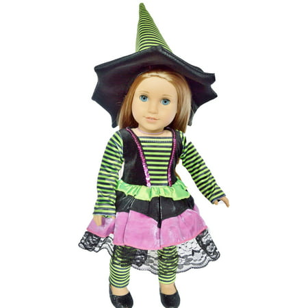 My Brittany's Modern Witch Costume for American Girl Dolls, My Life as Dolls, Our Generation Dolls, 18 Inch Doll Clothes