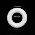 thumbnail image 2 of MECCANIXITY 1.8 Inch Foam Wreath Forms Round Craft Rings for DIY Art Crafts, Florists, Home Decoration Pack of 2, 2 of 6