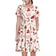 thumbnail image 1 of Easygdp Gingerbread Holiday Sweets para Vestido Transpirable de Mujer, Vestido Suelto de Manga Corta con Pliegues y Bolsillos para el Verano, 1 of 6