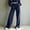 #27Navy, variant on ByworldtasicNo Boundaries Women's Vertical Rib Knit Cargo Sweatpants, High Waist Wide Leg Casual Joggers with Side Pocket