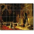 thumbnail image 1 of Ceramic Tile Mural-Edwin Weeks Historical Wall Tile Mural 7. 40" w x 32" h using (20) 8 x 8 ceramic tiles, 1 of 3