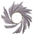 thumbnail image 1 of CNKOO Artificial Wreath Realistic Looking Vivid Color Eco-friendly Fine Texture Non-Fading Decorative Cloth Simulation Pampas Grass Wreath Hanging Ornament Home Supplies, 1 of 10
