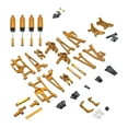 thumbnail image 1 of kusrkot 1/14 RC Cars Metal Spare Parts for 14209 14210 Rear Cup Sturdy DIY Accessory gold, 1 of 9