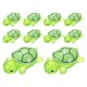 thumbnail image 1 of Uxcell 10-Pack Luminous Medium Resin Turtles, Glow in the Dark Tiny Sea Turtle for Fairy Garden/Micro Landscaping, 1 of 6