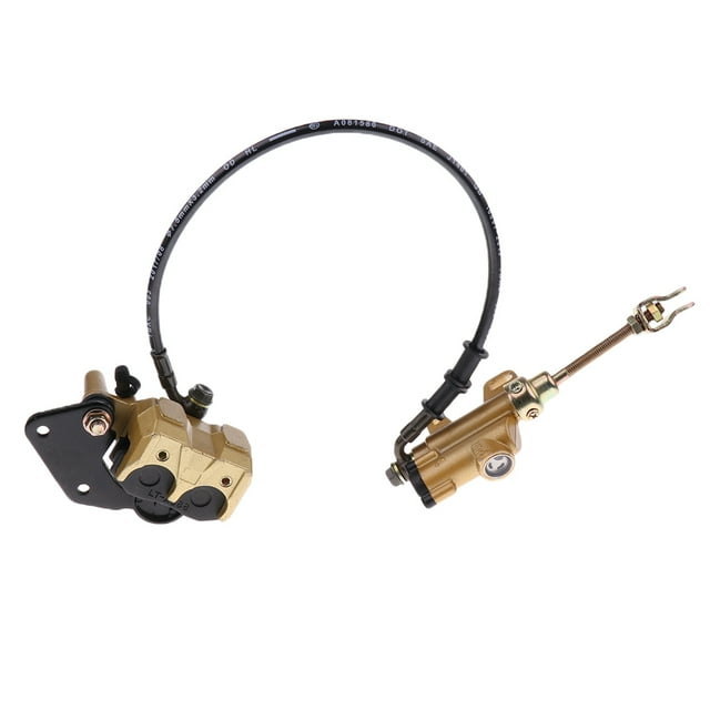 Cilindro de pinza de montaje hidráulico trasero dorado kusrkot 110CC ATV conjunto trasero de freno