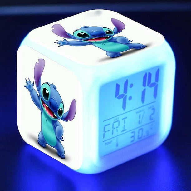 Reloj Despertador Digital YONGSHENG Anime LED 3 Pulgadas 7 Cambios de Colores