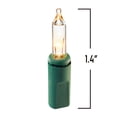thumbnail image 4 of Indoor/Outdoor 100-Count Incandescent Mini Christmas String Lights, Clear, Green Wire, 19.5', by Holiday Time, 4 of 7
