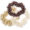 thumbnail image 1 of Shisuyan Beads Elastic Hair Ropes Brown 3Pcs 3 Inch, 1 of 9