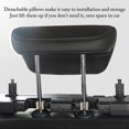 thumbnail image 2 of Cojín de asiento de coche-Reposacabezas-Soporte de cuello-Cojín de viaje para niños y adultos-Reposacabezas de coche útil para coches-Rotación 180 para una variedad de Passeng Feliz Sencillez, 2 of 4