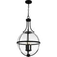 thumbnail image 5 of Quoizel Chicago 3-Light Matte Black Pendant Light, 5 of 8