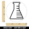 thumbnail image 2 of Science Chemistry Beaker Flask Self-Inking Rubber Stamp Ink Stamper - Sky Blue Ink - Small 3/4 Inch, 2 of 7