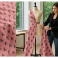 thumbnail image 5 of Soimoi Orange Cotton Cambric Fabric Tree & Forklift Truck Transport Print Sewing Fabric Yard 56 Inch Wide, 5 of 7