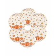 thumbnail image 7 of 13 Inch Round Placemats Set of 6, Fall Thanksgiving Non Slip Heat Insulation PP Table Mats, Watercolor Orange Pumpkin Maple Leaf Washable Place Mats for Kitchen Dining Party Table Decor, 7 of 7