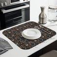thumbnail image 3 of Spooky Halloween Pattern Dish Drying Mat for Kitchen 1 Pack, Ultra Absorbent Microfiber Dishes Drainer Mats,16x18in(41x46cm), 3 of 6