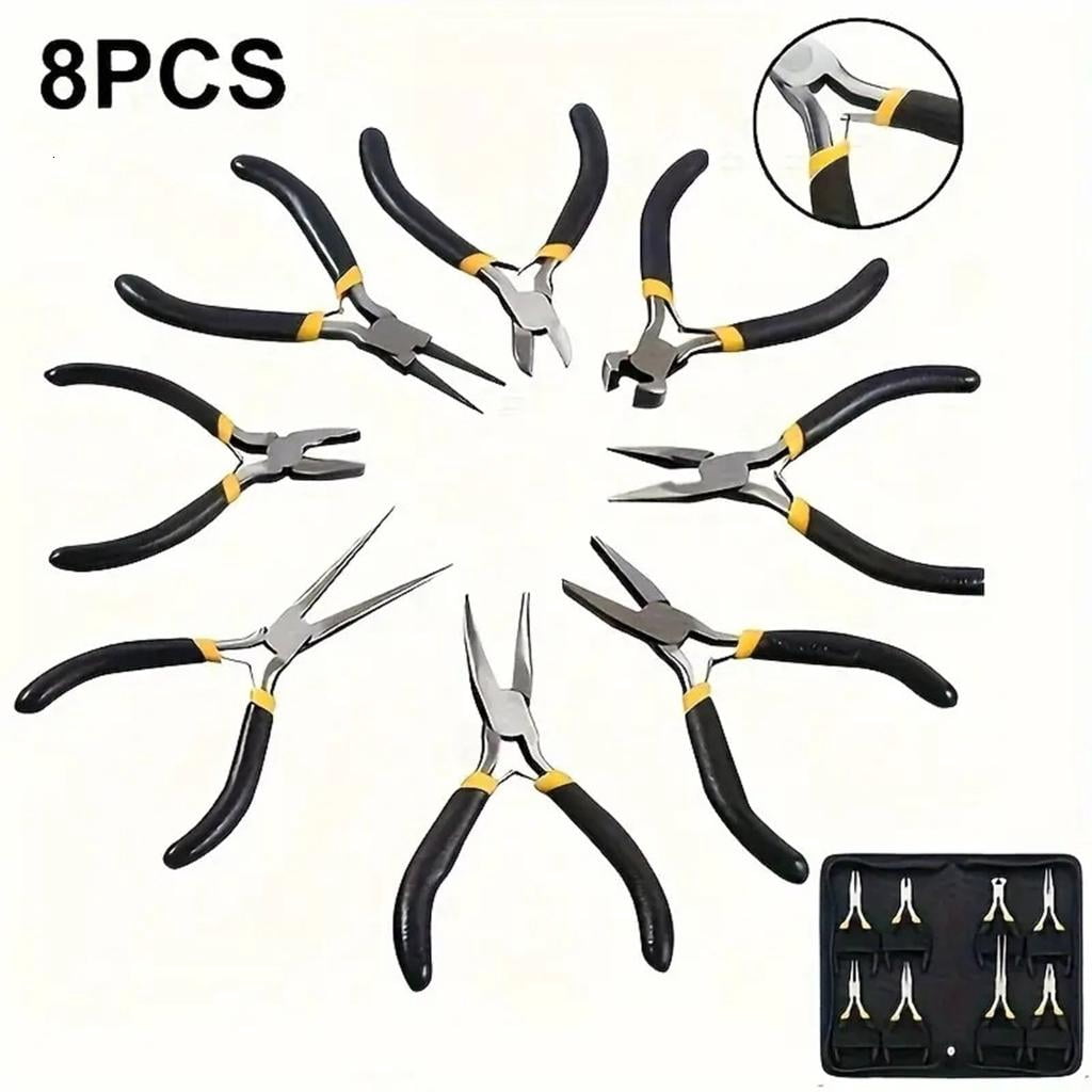 Fashionable Beading Pliers Set Portable Accessory for Crafting Customes Jewelry Making for Designs Enthusiasts