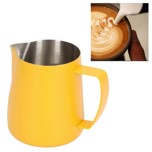 Milk Frother Cup,Milk Frothing Pitcher Frother Milk Pitcher Milk Jug Cup Achieve More
