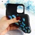thumbnail image 3 of Butterfly Case for iPhone 11 Pro Max Case Cute Butterfly Pattern Design Girls Women Slim Case Soft TPU Rubber Silicone Shockproof Protective Case Cover for iPhone 11 Pro Max, Blue, 3 of 7