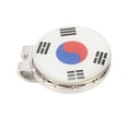 thumbnail image 1 of Hat Clip, Iron Multicolor  Ball Marker Hat Clip National Flag Pattern  Marker Clip For Adults Gift, 1 of 8