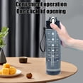 thumbnail image 5 of Tuvgenk Plastic Water Bottles with Straw, Handle & Time Marker Gym 25 Oz Water Bottle Flask Motivational Reusable Black for Hiking Office Travel, 5 of 6