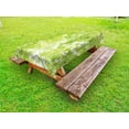 thumbnail image 1 of Leaves Outdoor Tablecloth, Fresh Summer Branches Leaves of A Tree Epic View from the Ground Growth Botanical Picture, Decorative Washable Fabric Picnic Table Cloth, 58 X 84 Inches,Green, by Ambesonne, 1 of 2