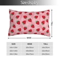 thumbnail image 2 of Kdxio Cotton Pillow Cases 16"x24" Pillowcases,Soft and Breathable Bedroom Pillow Cases-Strawberry, 2 of 8