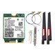 thumbnail image 1 of BE200 WiFi 7 Card+10DBi Antenna Bluetooth 5.4 WiFi Adapter, 1 of 5
