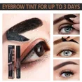 thumbnail image 3 of Crema semipermanente para cejas de 3 días, tinte despegable, tinte para tatuaje de cejas, resistente al agua, marrón natural, gel para cejas rasgado, maquillaje cosmético, 3 of 5