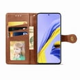 thumbnail image 6 of Wallet Case for Samsung A51 4G Magnetic Clasp Folio Kickstand Premium Leather Case with Hand Strap, [RFID Blocking] Credit Card Slots Shockproof TPU Inner Cover for Samsung Galaxy A51 4G, Brown, 6 of 11