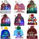 thumbnail image 2 of ON SALE! 2024 New Year LED Knitted Christmas Hat Beanie Light Up Illuminate Warm Hat For Kids Adults New Year Christmas Decor, 2 of 4