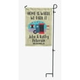 thumbnail image 4 of Printtoo Tan Home Is Where We Park It Retro Camp Trailer Camping Flags Personalized Outdoor GardenFlagsCamp Decor Accessory Double SidedFlags12.5x18 Inches, 4 of 4