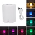 thumbnail image 3 of Luz nocturna LED táctil que cambia de color y recargable por USB para dormitorio y sala de estar, 3 of 8