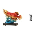 thumbnail image 1 of Estatua de arowana de resina, figura decorativa para estante, escultura coleccionable de arte vintage, ideal para la oficina o el hogar., 1 of 8