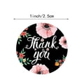 thumbnail image 3 of 500pcs/roll Thank You Stickers Round Self-adhesive Stickers With Various Patterns Holiday Gift Decoration Stickers, 3 of 6