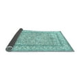 thumbnail image 2 of Ahgly Company Indoor Rectangle Persian Light Blue Traditional Area Rugs, 4' x 6', 2 of 4