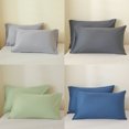 2 pieces set 50*65 50*70 50*75 50*90cm White 100 polyester Bed USA