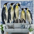 thumbnail image 4 of Orinice Penguins Snow Jigsaw Puzzle Tapestry Wall Hanging Unique Style Home Wall Decor Art Living Room Bedroom Apartment Farmhouse Dorm 60x50inch, 4 of 6