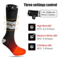 thumbnail image 2 of Savior Heat Rechargeabel Electric Heated Socks ,7.4V Lower Safety Voltage Battery Powered Heating Hosiery For Men and Women, Riding Motorcycle and Bicycle Camping Hiking Fishing Skiing In Cold Winter, 2 of 17