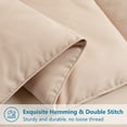 thumbnail image 6 of VOUA All Season Hypoallergenic Down Alternative Microfiber Comforter, King, Beige, 6 of 7