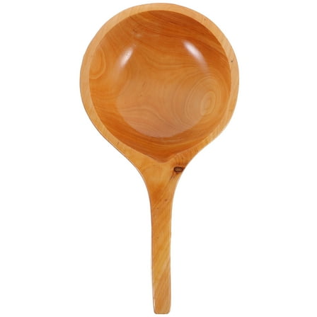 BALAHAPY Kitchen Water Ladle Wood Color Kitchen Accessory 1 Pc 10.81X5.70X1.77in