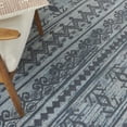 thumbnail image 6 of Nourison Asilah 5'3" x 7'11" Light/Blue/Charcoal Bohemian Indoor Rug Polyester, 6 of 9