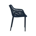 thumbnail image 5 of Meridian Furniture Mykonos Navy Outdoor Patio Dining Chair (Set of 4), 5 of 8