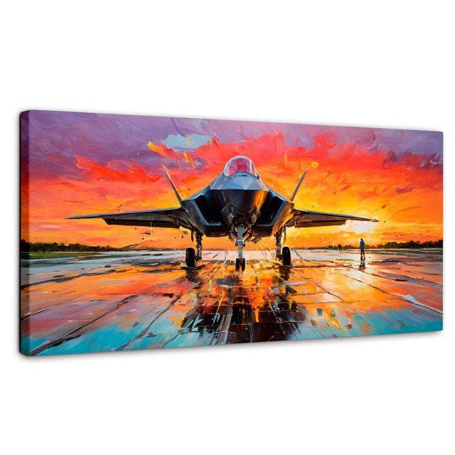 Cuadro Decorativo Canvas Canvas Revolution Cromatismo Aéreo 140x70