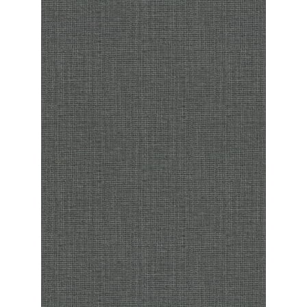 Warner Claremont Black Faux Grass Cloth Wallpaper